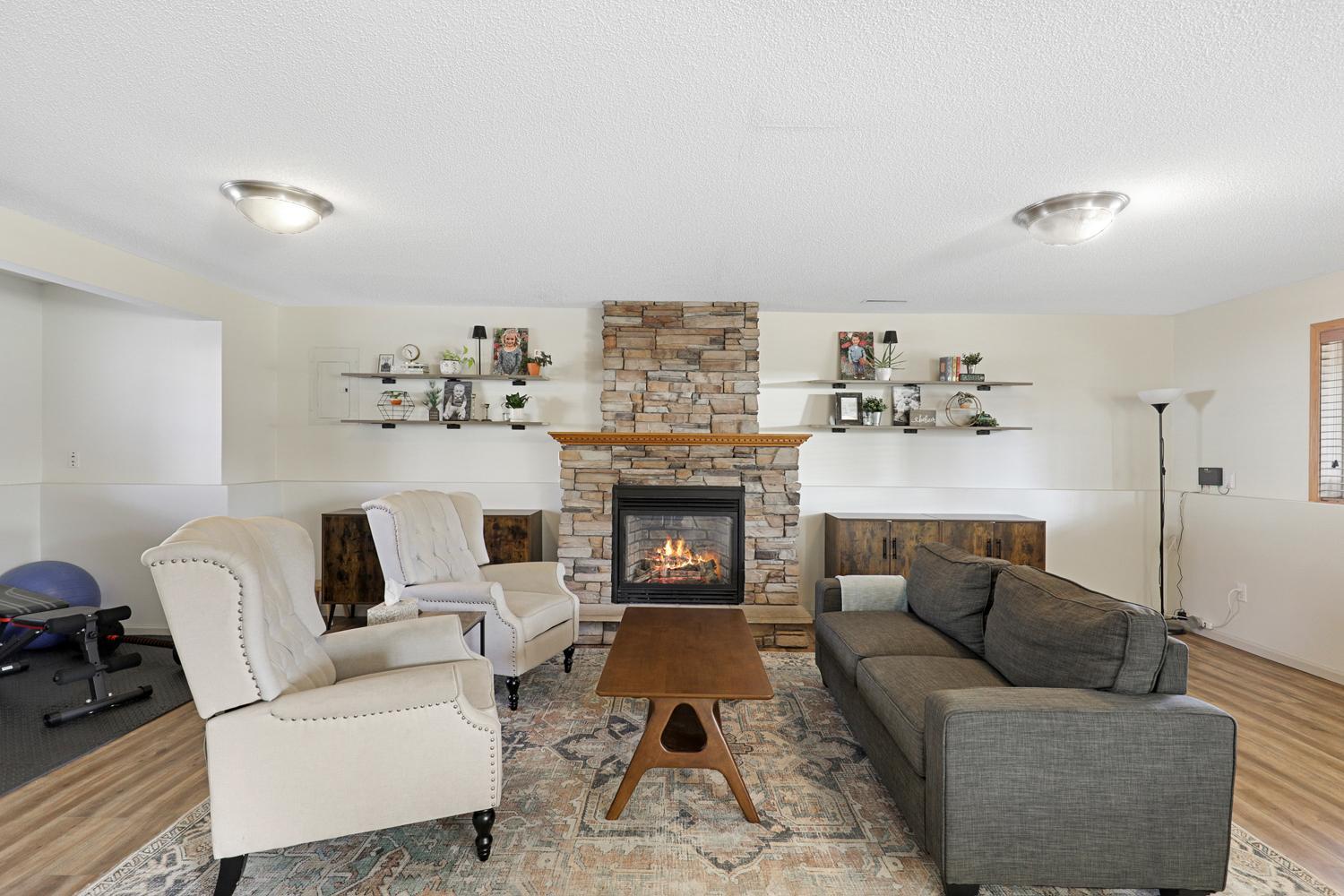 One of the highlights of this home the SPACIOUS downstairs, with space for several living space.