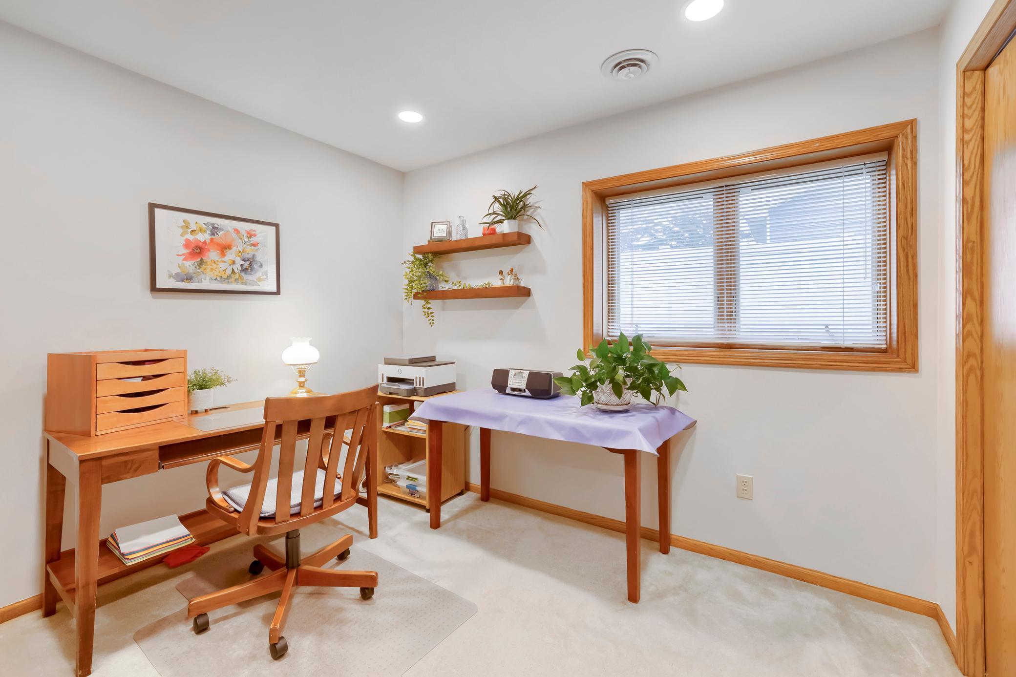 the fourth bedroom on the lower level