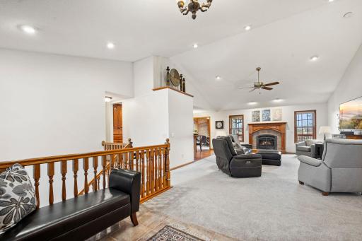 Views from the entry way show how this home can easily accommodate a crowd!