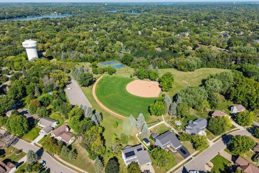 Hidden Ponds Park is located a half a mile away