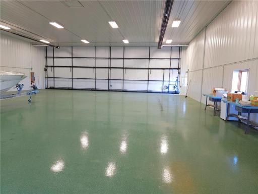 Insulated, radiant heat and epoxy floors included