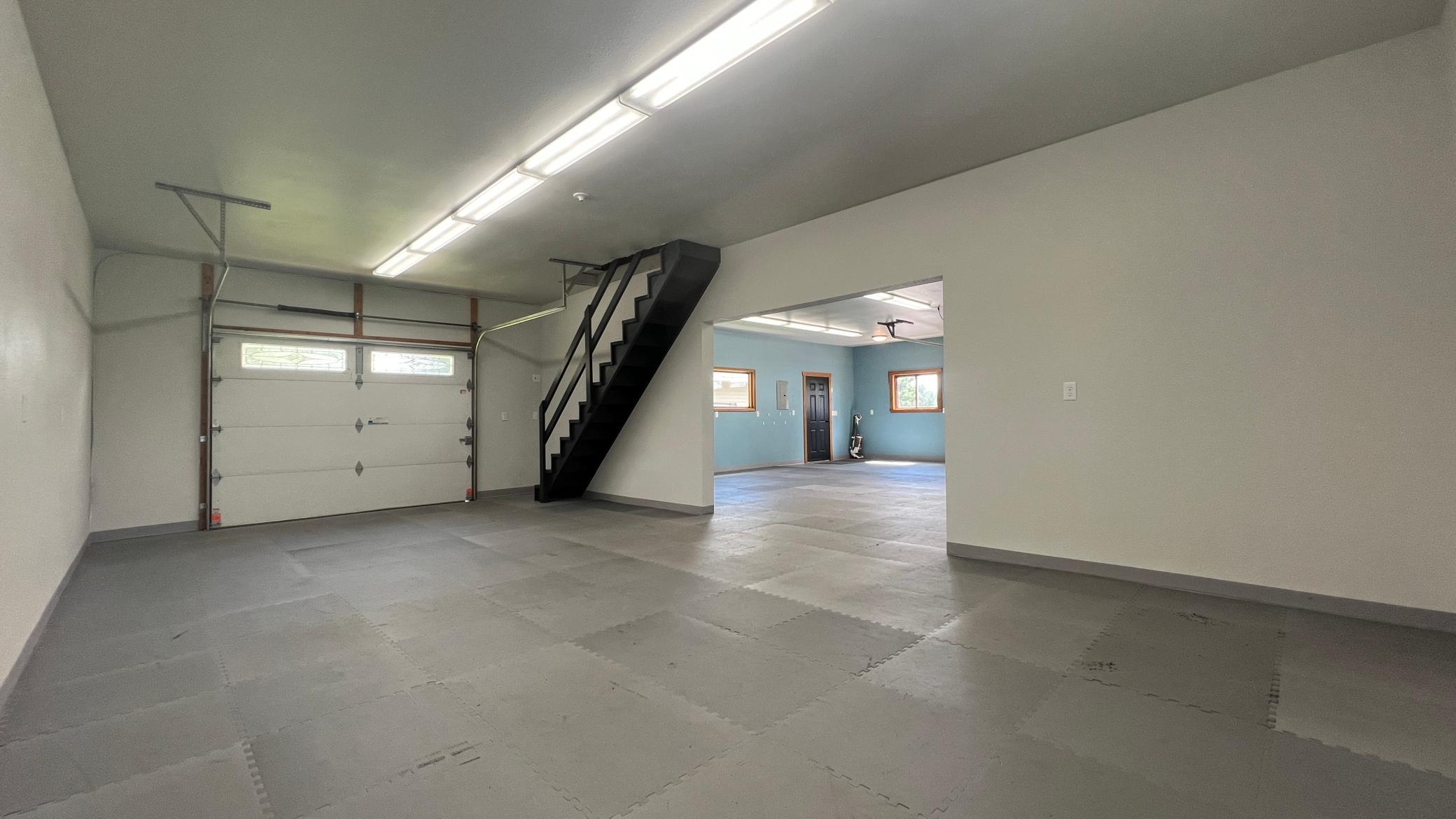 Stairs to loft of 30x44 shop