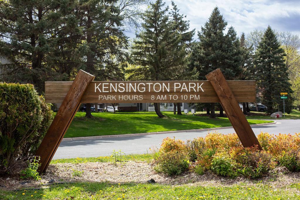 Kensington Park is a short stroll from your front door