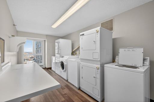 Free laundry on each floor