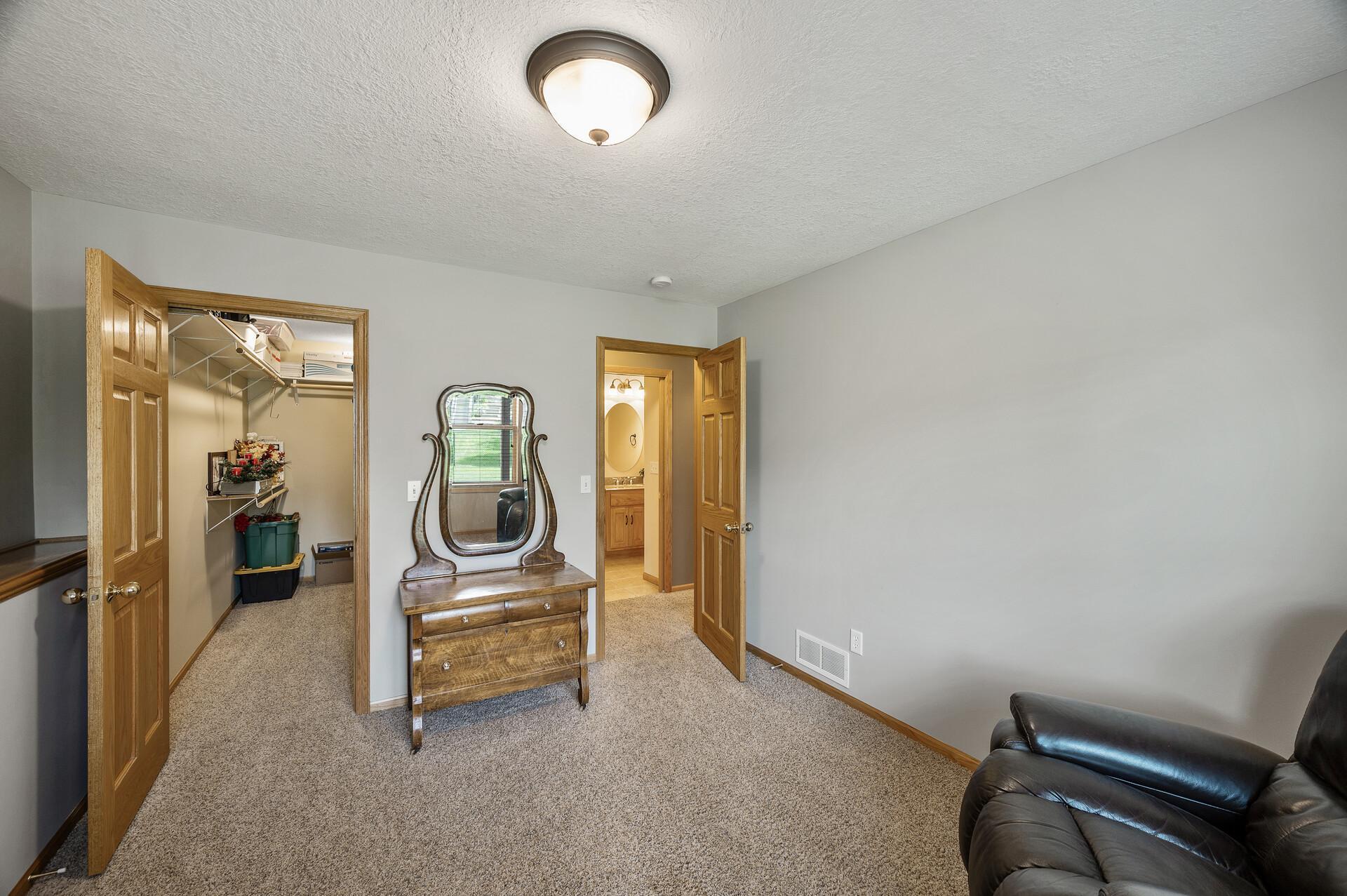 Expansive walk in closet in 5th bedroom.