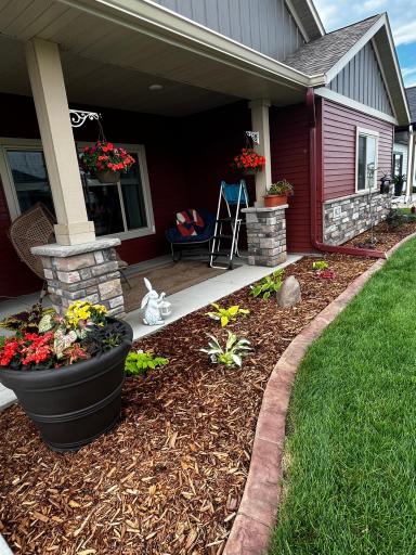 Concrete Edging & Perennials (Summer Picture)