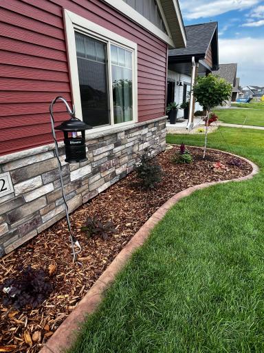 Concrete Edging & Perennials (Summer Picture)