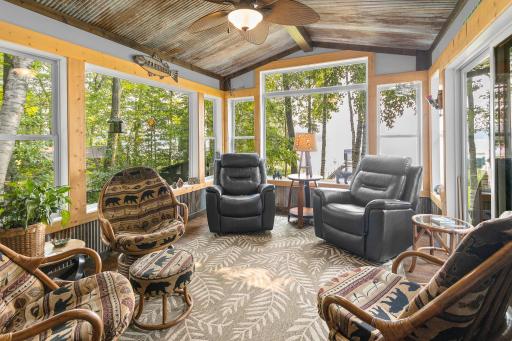 East facing sunroom with all the windows you would want in a sunroom. Amazing views!