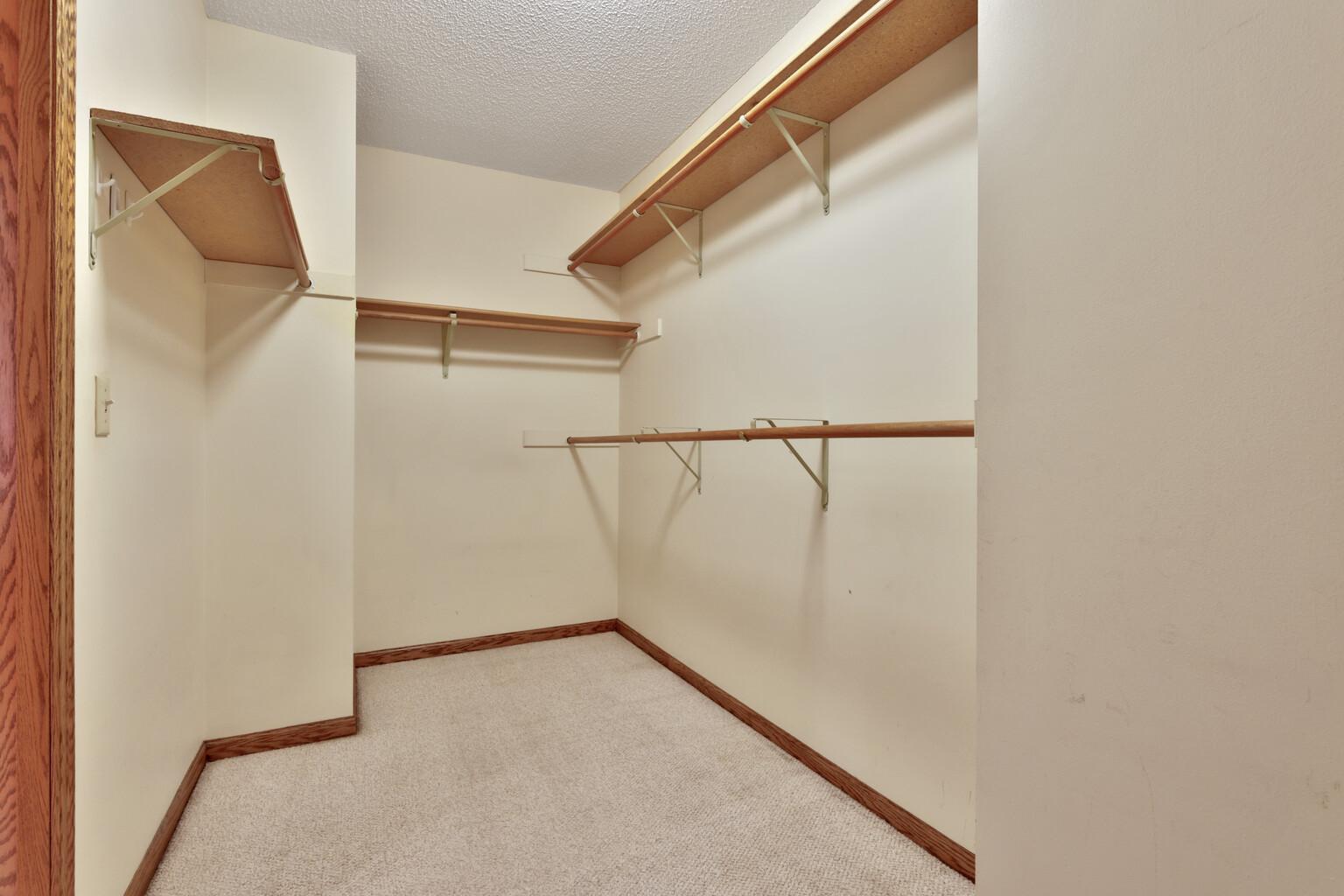 large primary closet