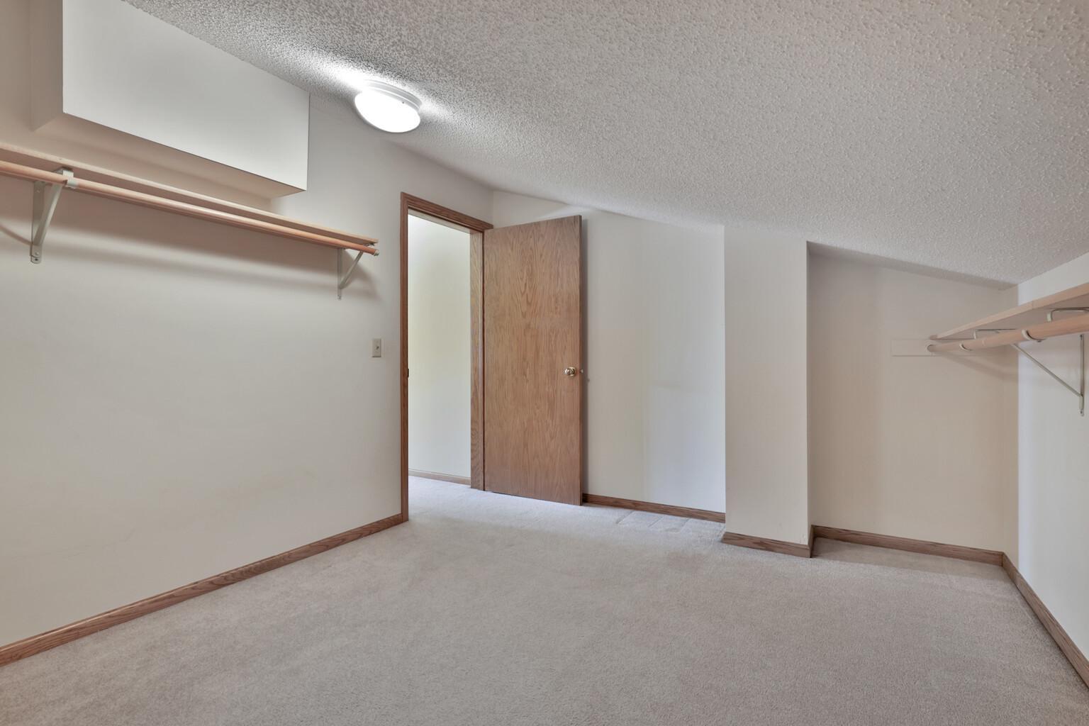 upper level closet