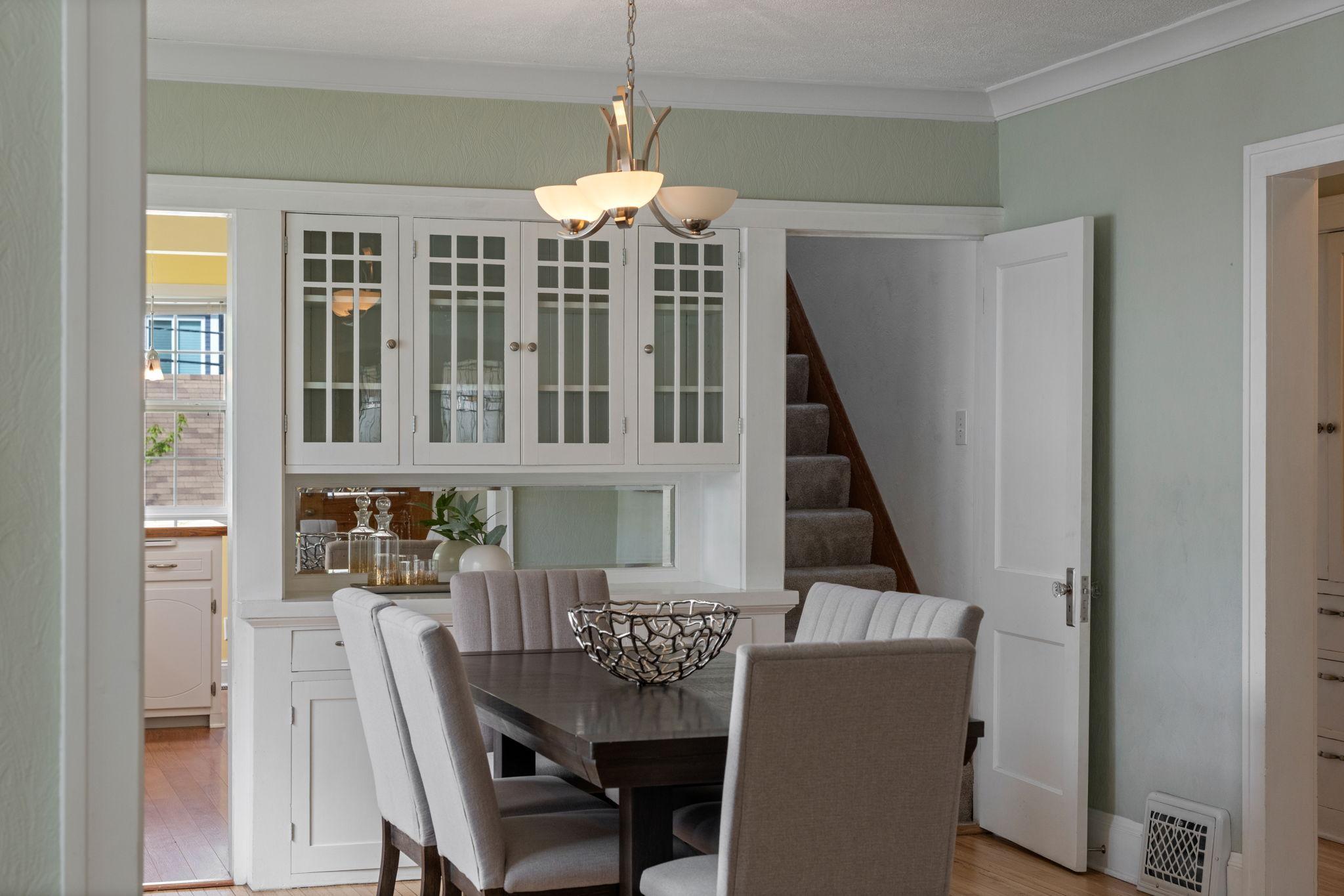 Original 1920's Built-in hutch.
