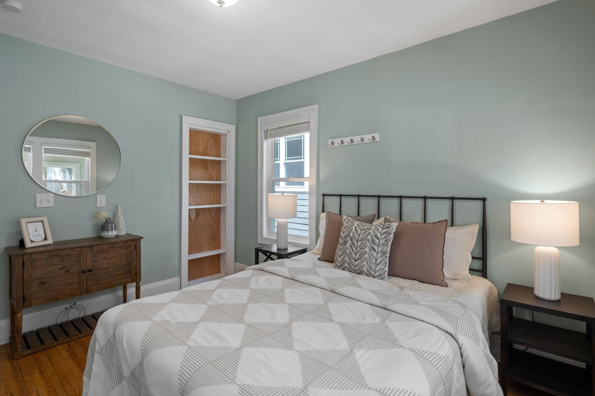 Main level front bedroom.