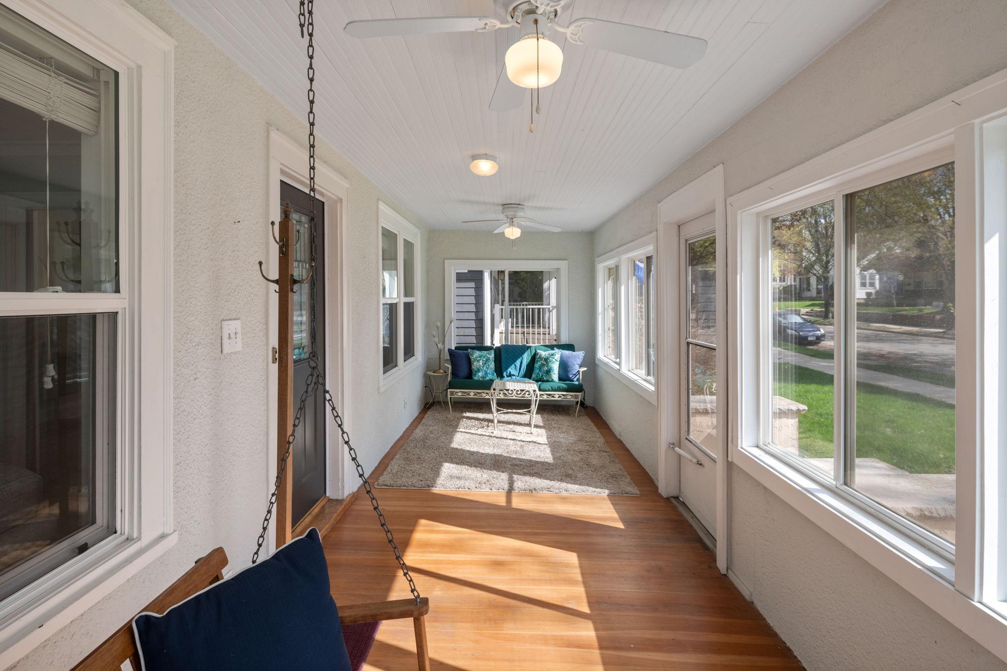 Sun-filled Front Porch