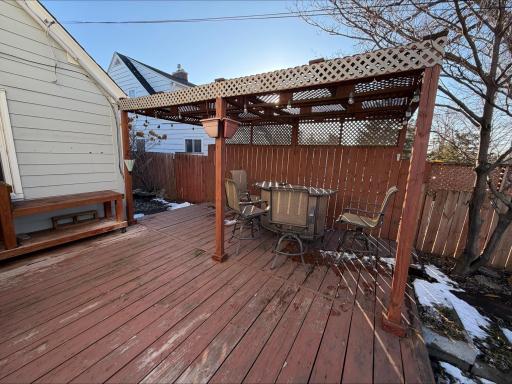 Now lets talk about the outside area starting with this big deck with a pergola and lights.daprocessed-D84465BF-10B9-4DC0-9B0D-E0187CAC7FE2.jpeg
