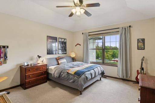 The upper level houses three Junior Bedroom Suites.
