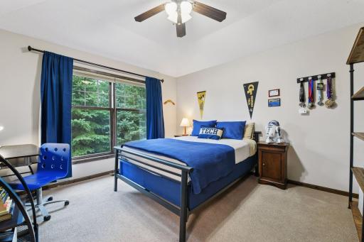 Each bedroom features a tray vault ceiling and walk-in closet.
