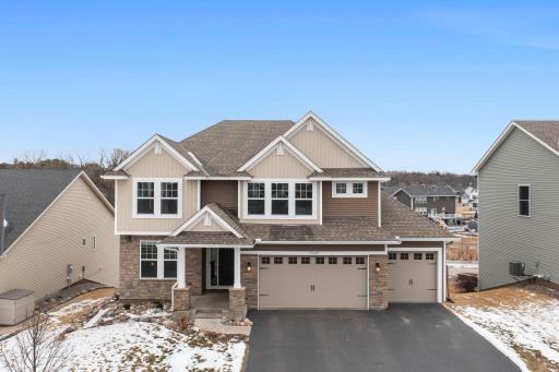 This home has over 4500 finished square feet and was built in 2019.