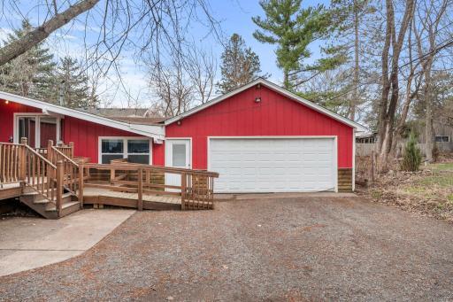 Oversized two car garage!