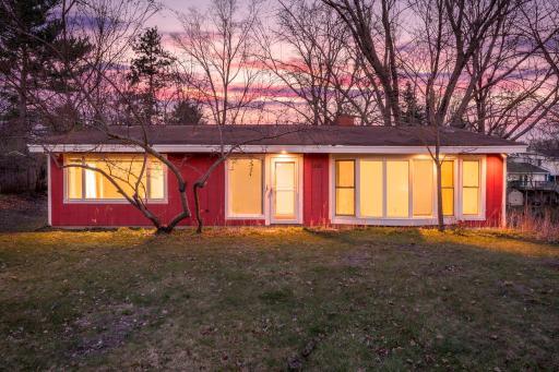 One level, slab home located near West Bloomington and Nine Mile Creek.