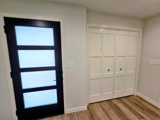 Front foyer- attractive front door