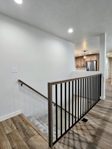 Stairway to the finished basement