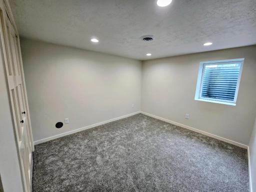 Recessed lighting and egress window
