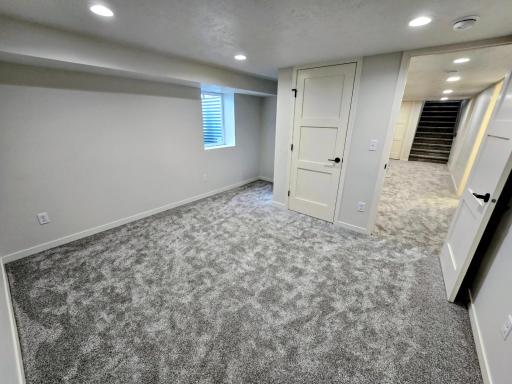 Egress window and closet