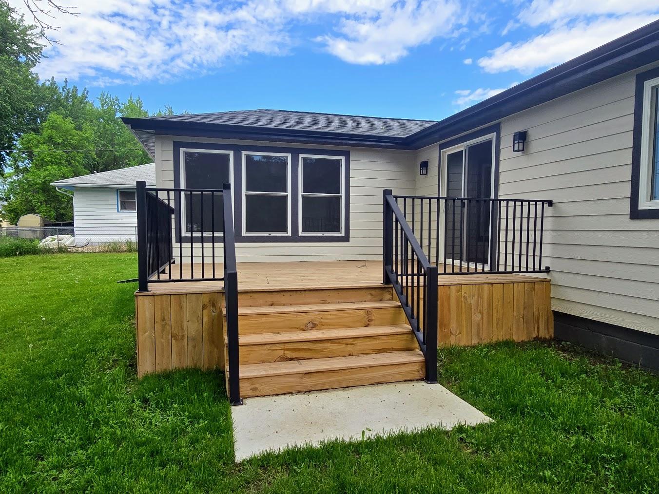 Backyard deck