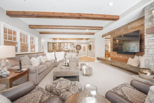 An inviting living room where refined design meets the simple joy of unwinding