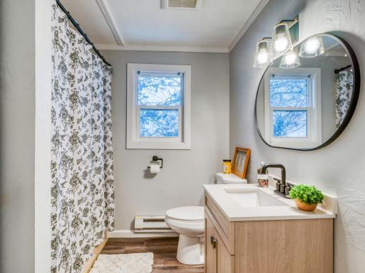 Main Level Full bath with new vanity