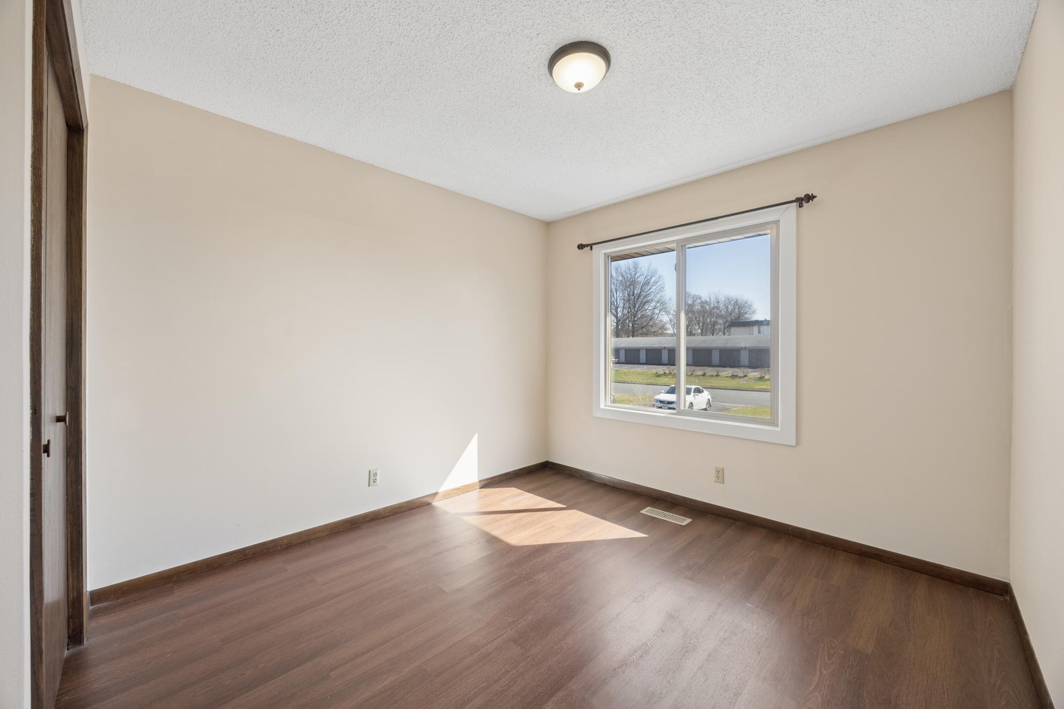 One of the three bedrooms