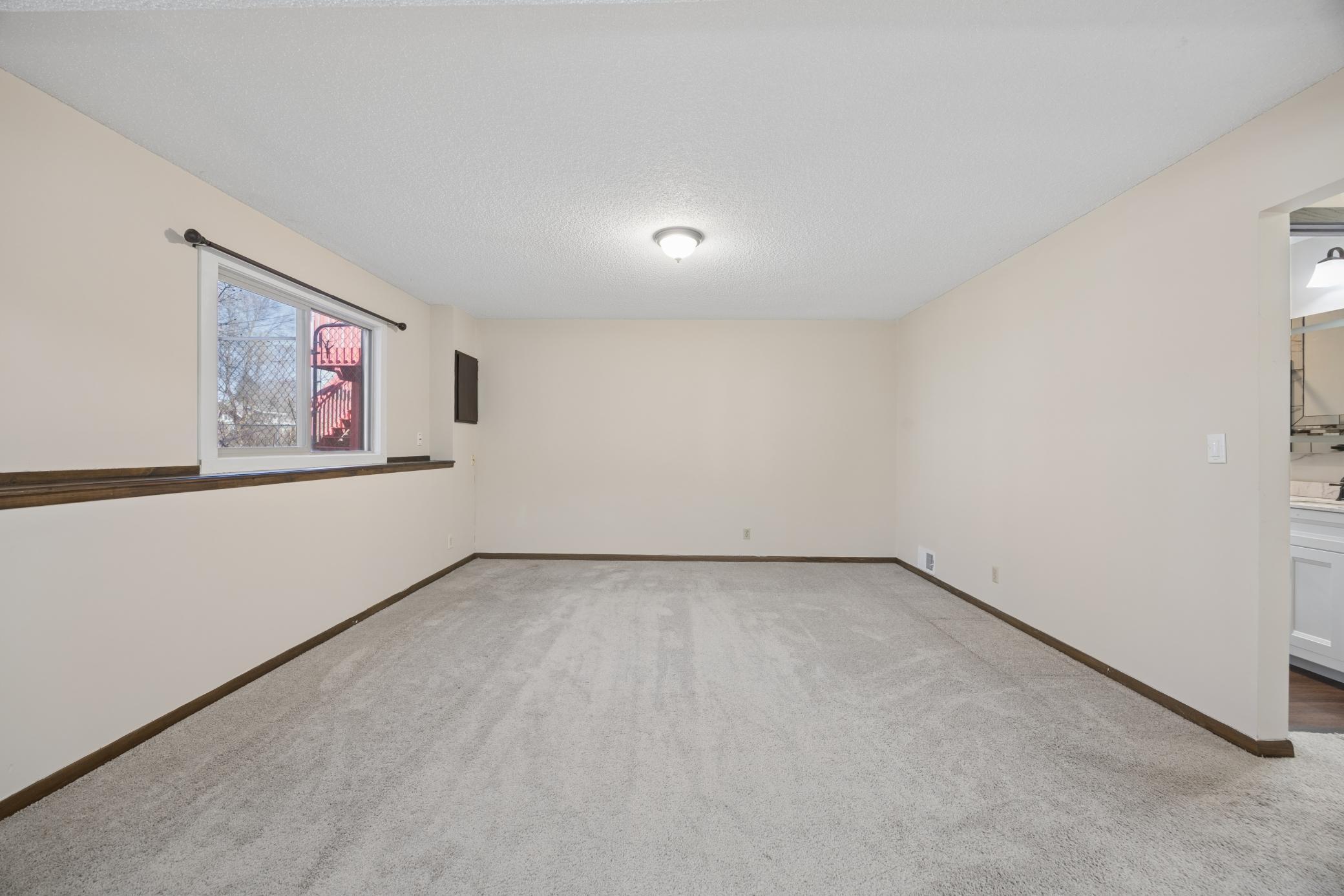 Additional view of lower level family room