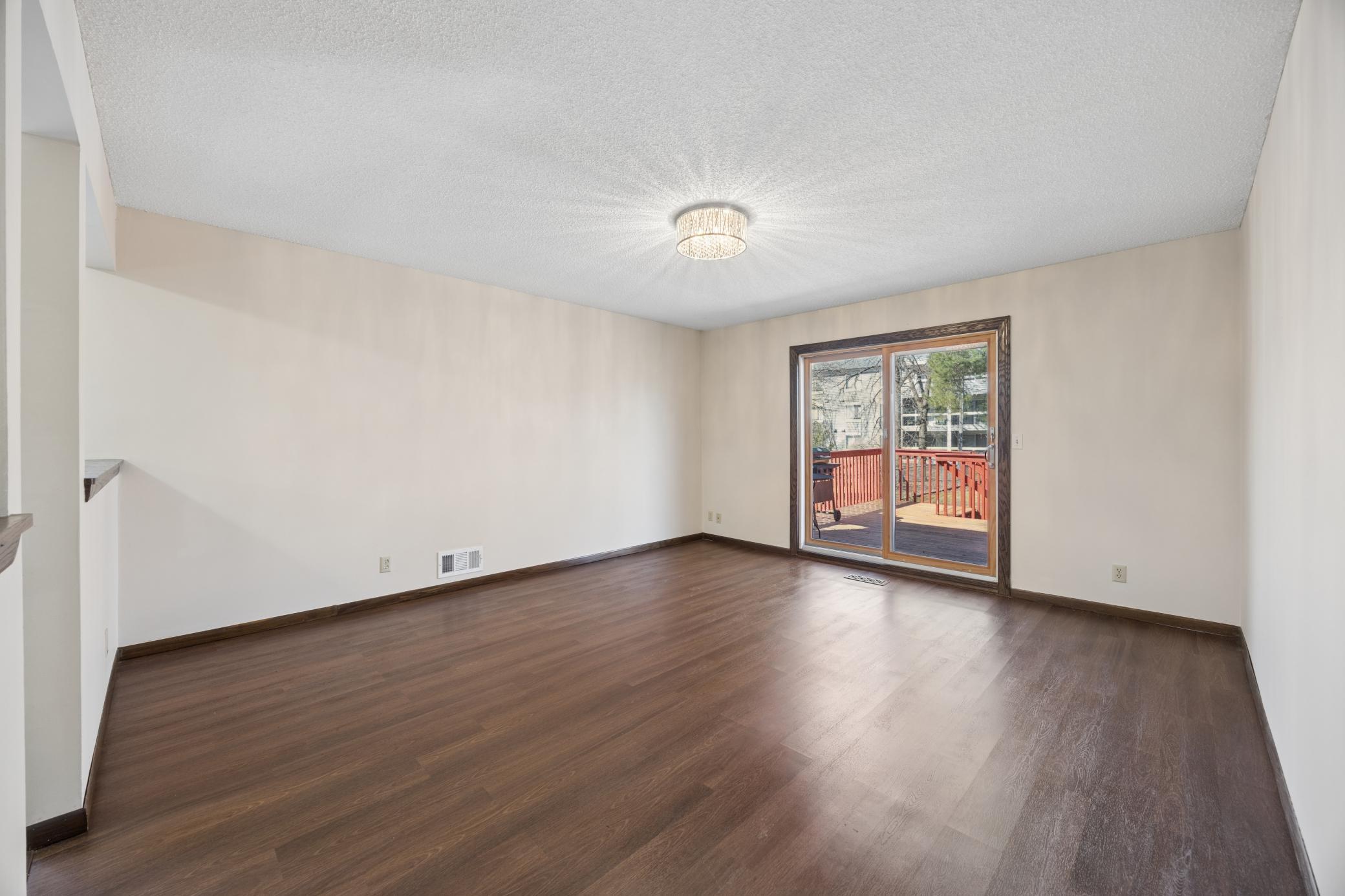 Sun filled main floor living room