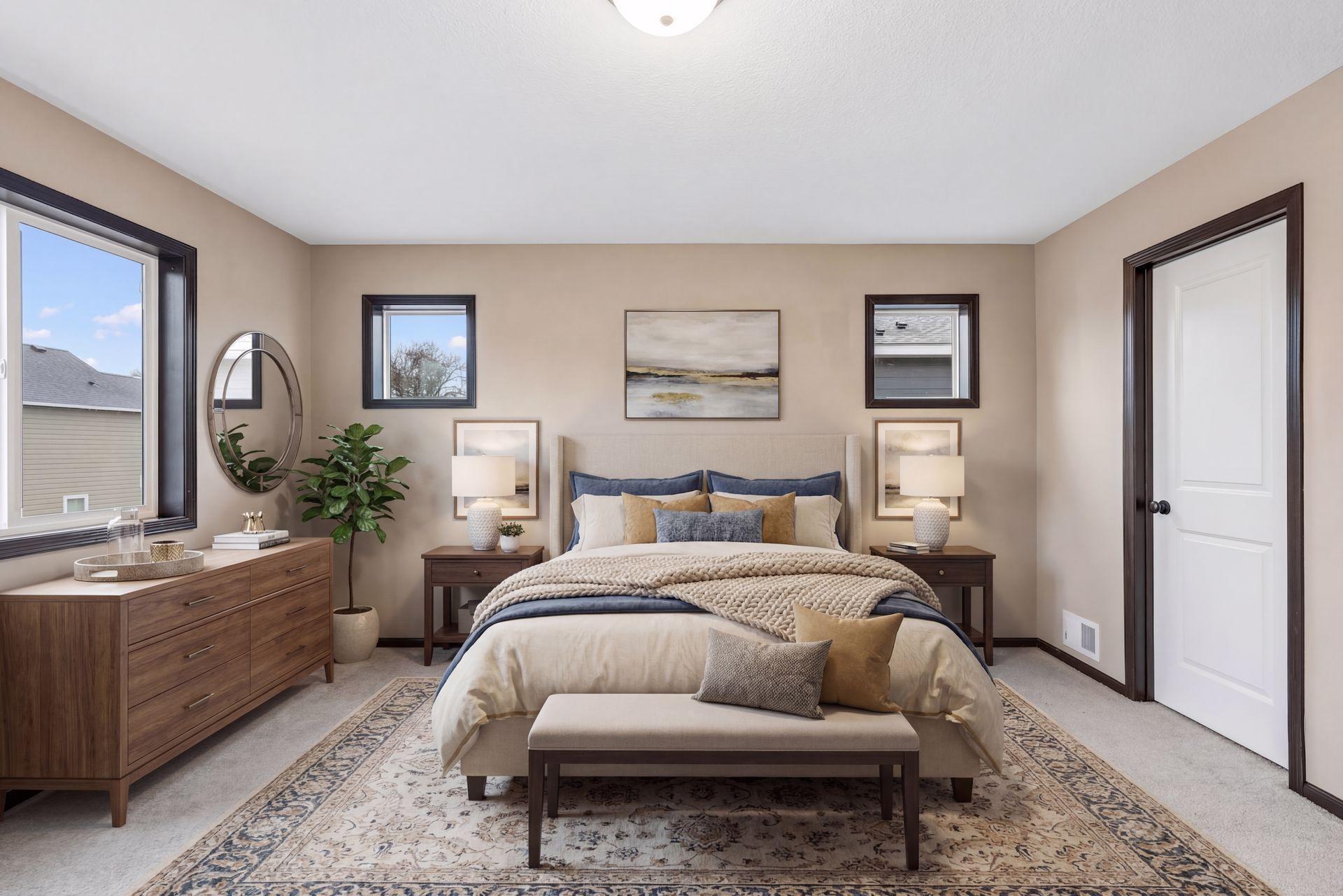 virtually staged photo