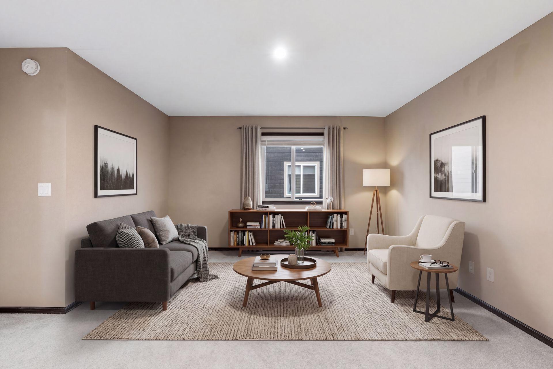 virtually staged photo