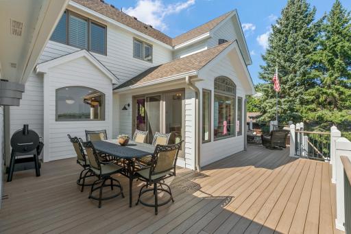 Three patio doors off the main level allow you to extend your daily living to the great outdoors..