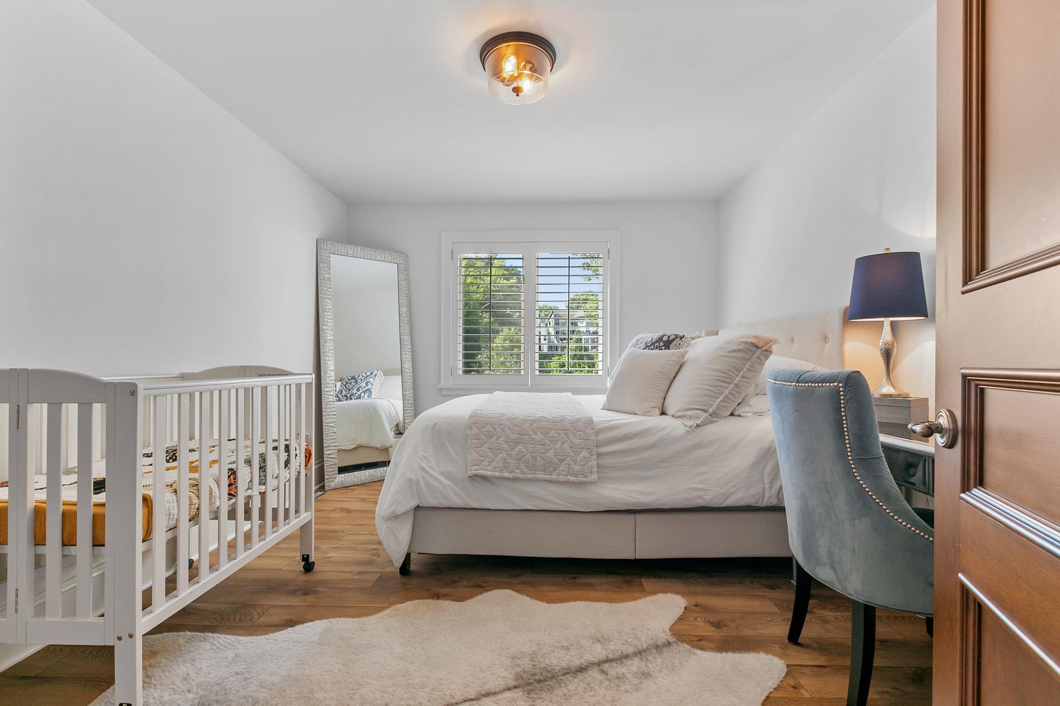Bedroom #3 found upstairs with the walk through bathroom.