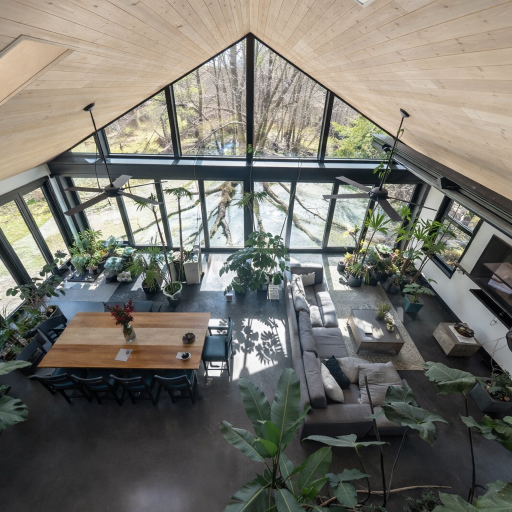 View of conservatory from primary bedroom