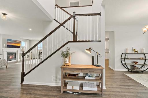 Spacious foyer