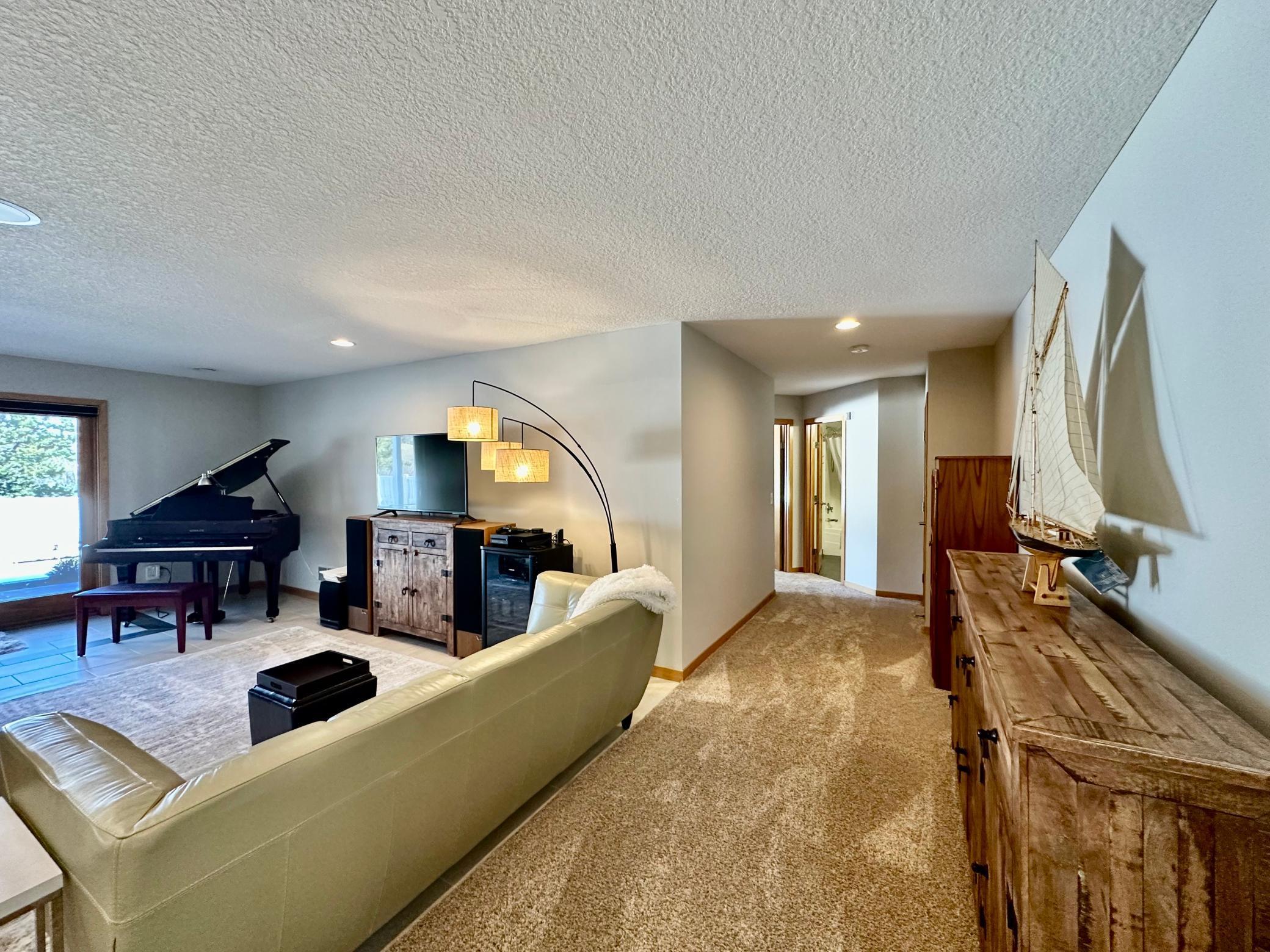 Hall to bedrooms and full bath