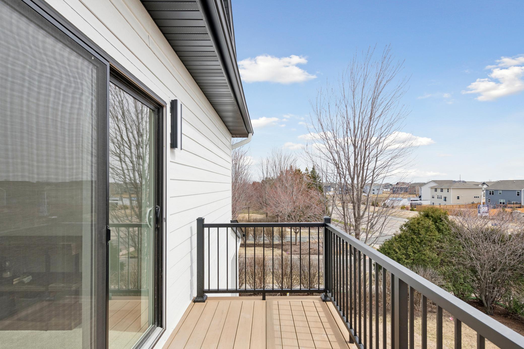 Walk right out of the loft onto your deck. *Photos are of like home and may not depict actual home plan. Configurations, features, materials and finishes may contain options that are not included in the price.