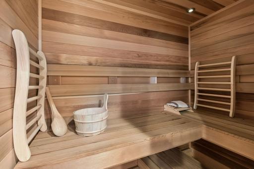 Was the sauna mentioned?