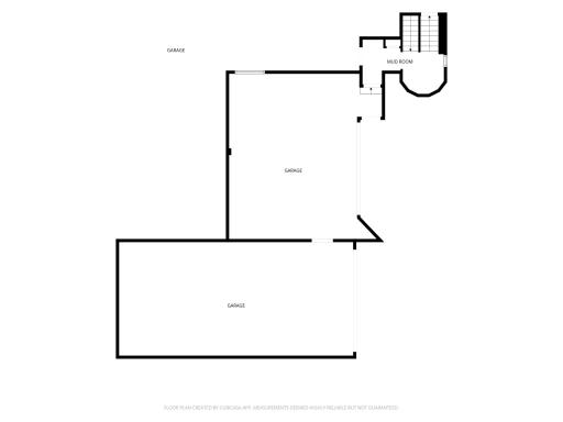 6 Car Garage Floor Plan and Mud Room