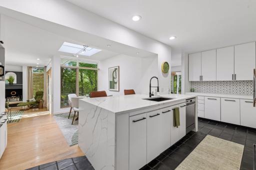 This smart floor plan allows for easy transitions from one space to the next.