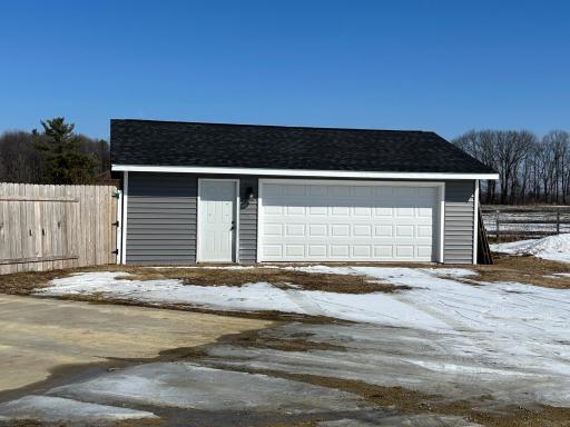 30x24 insulated detached garage