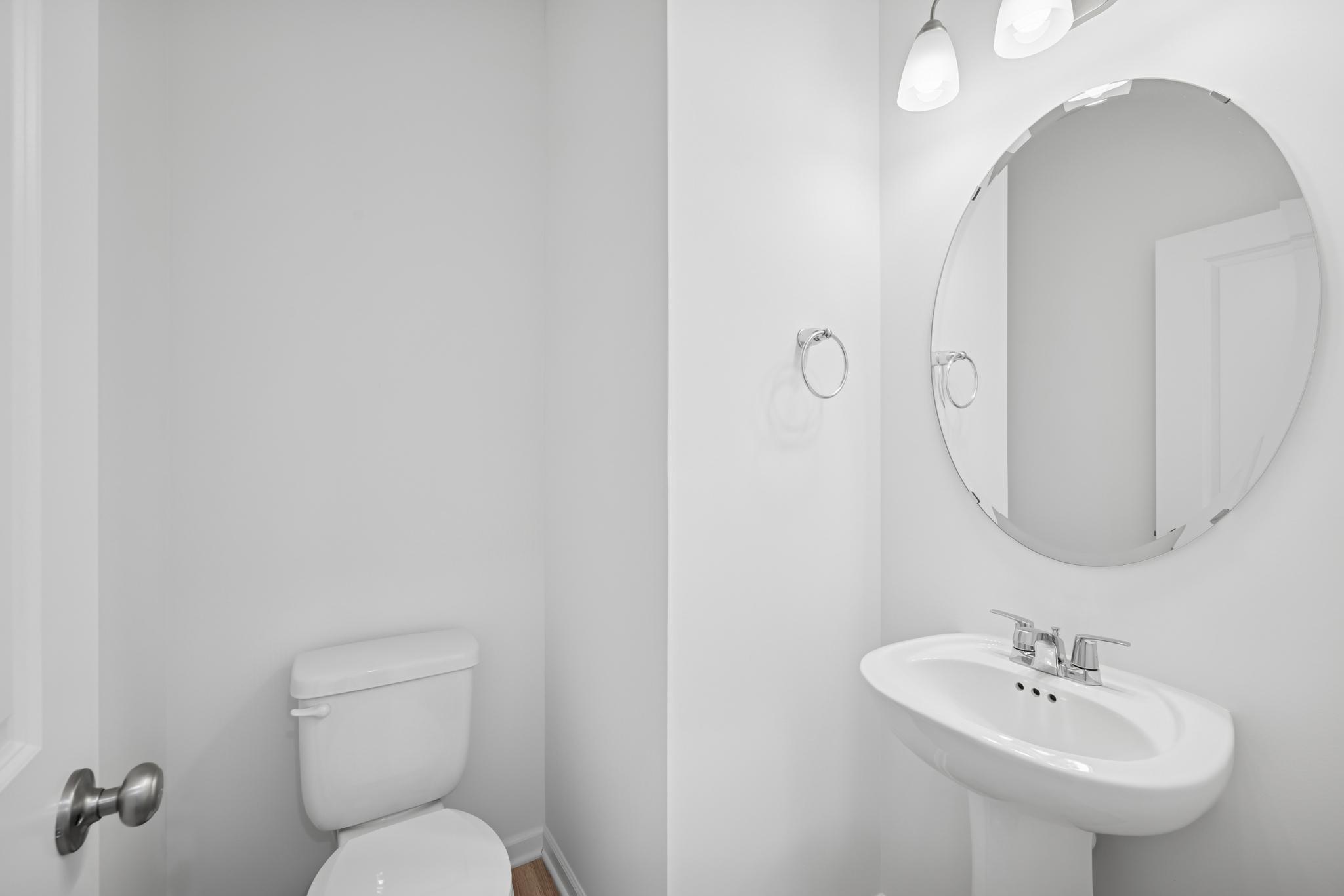 Main floor powder room.