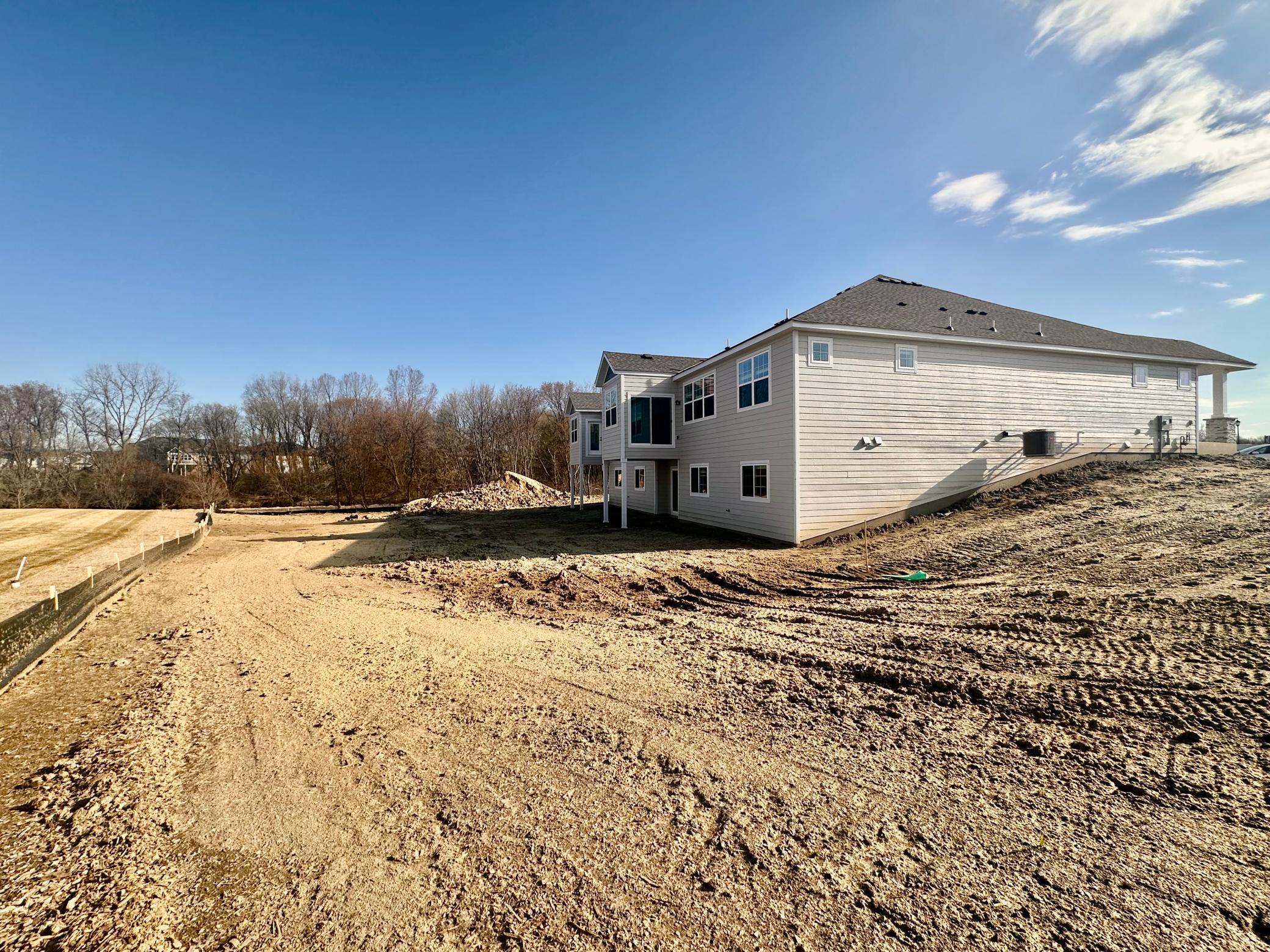 Photo is of the actual home in progress!