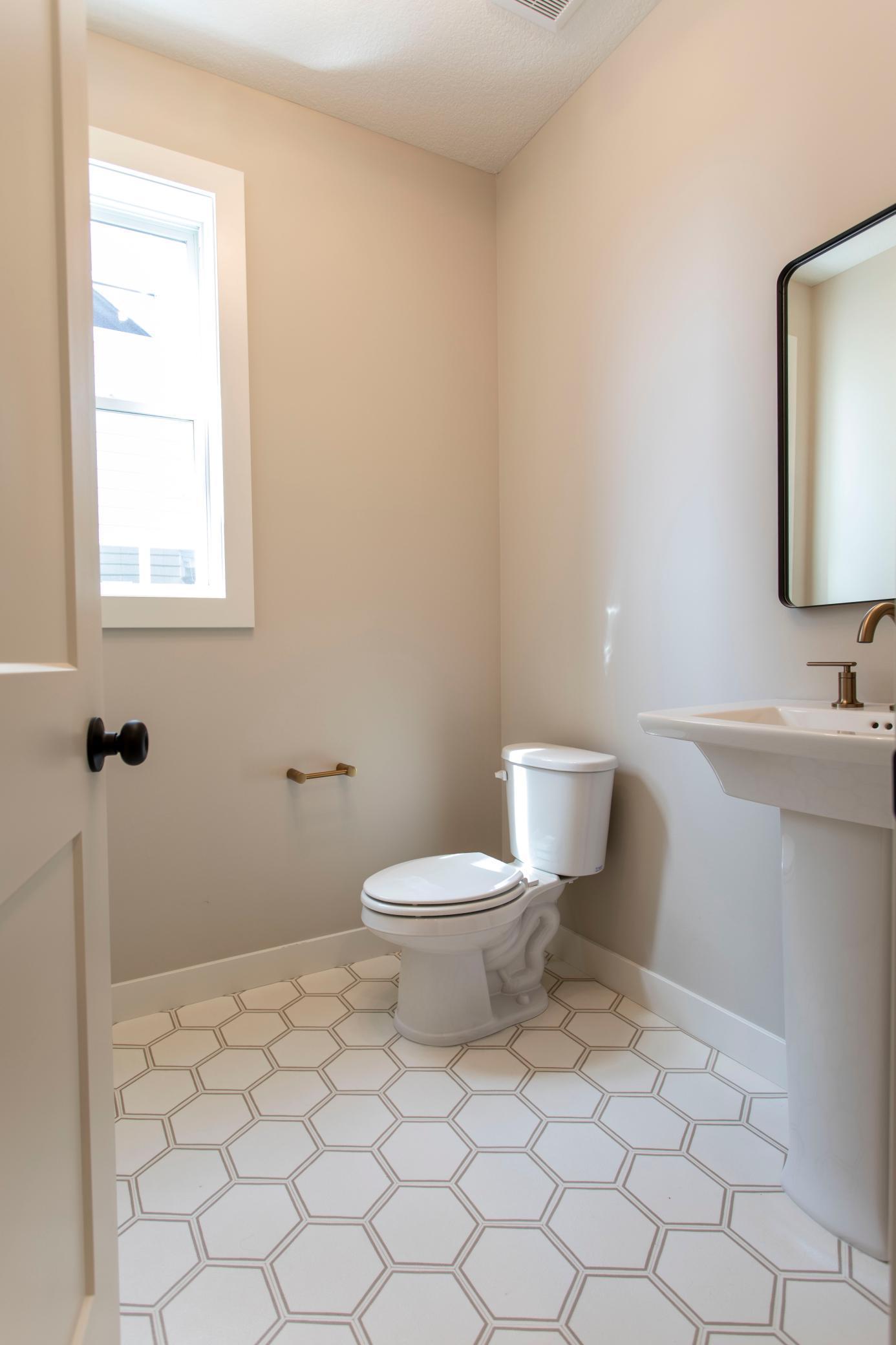 Main floor half bath