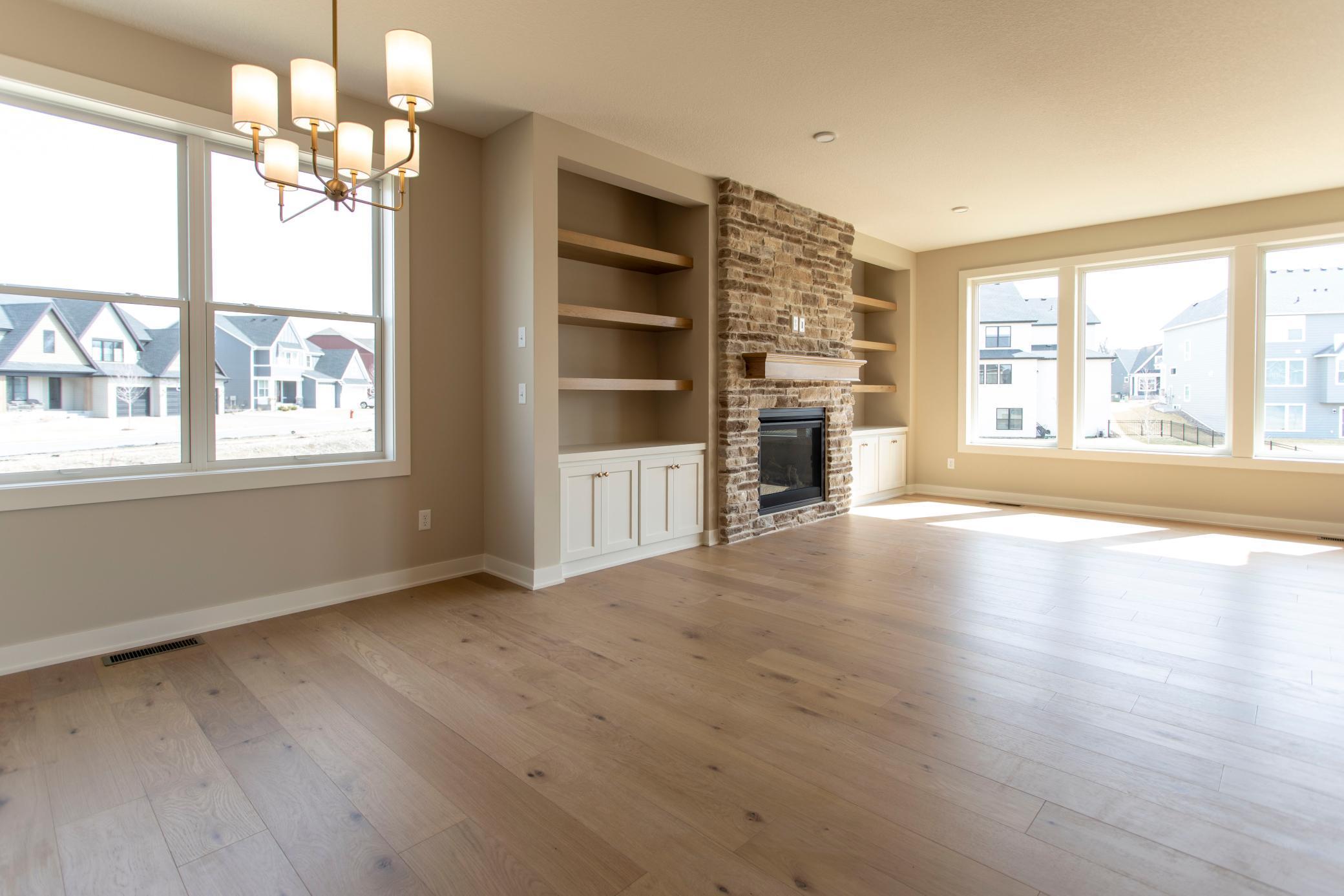 Main floor open concept with lots of natural light