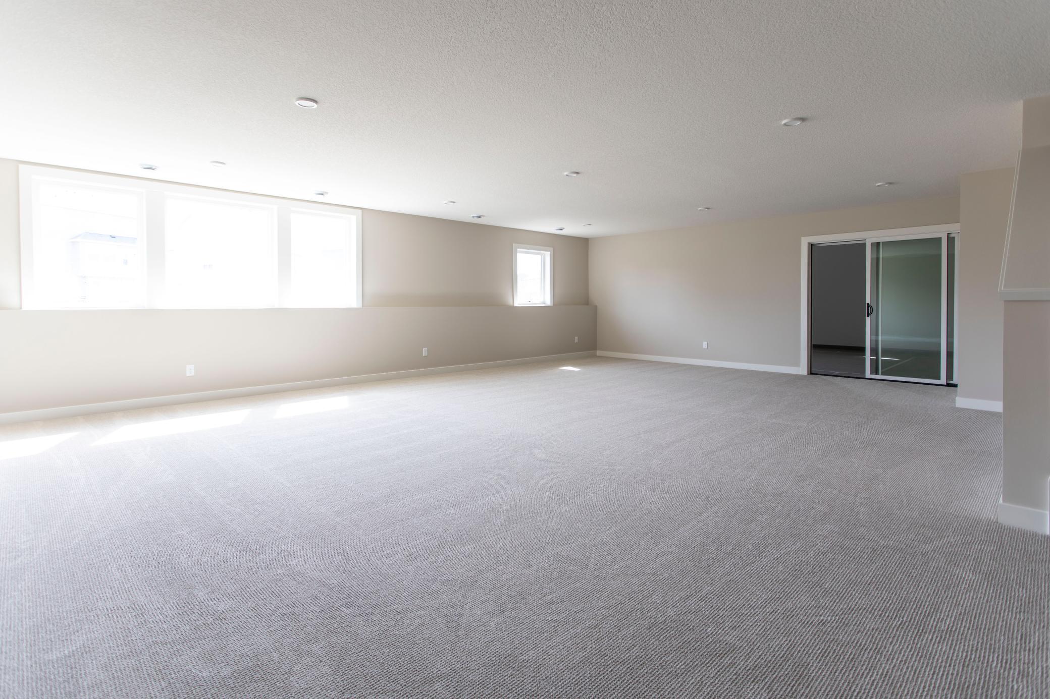 Finished lower level